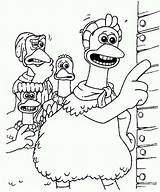 Chicken Run Coloring Pages Ginger Getdrawings sketch template
