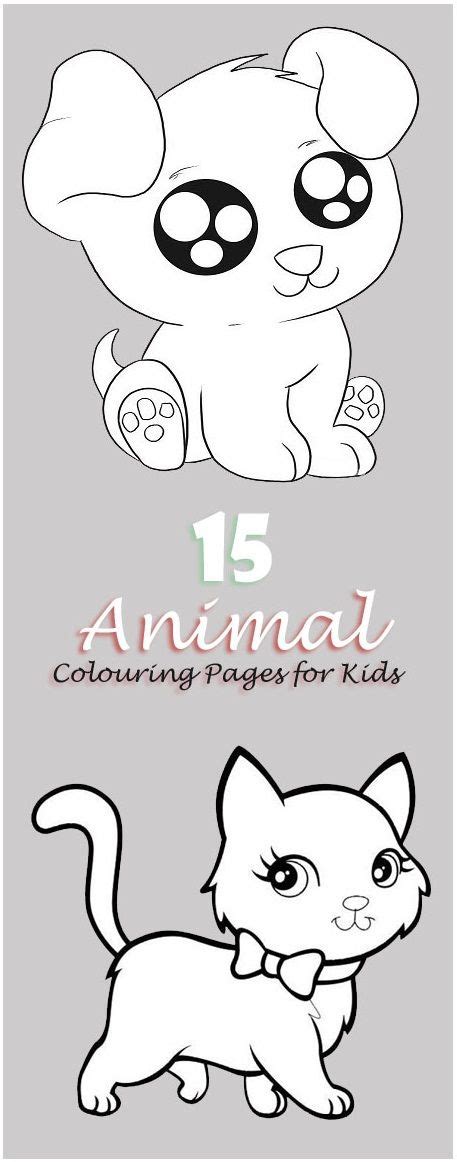 printable animal colouring pages  kids animal coloring