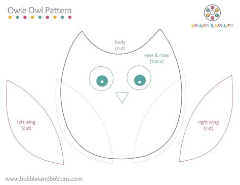 printable owl sewing patterns charleaneiga