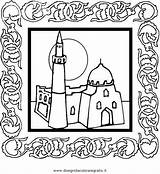 Moschea Islam Religione Condividi Disegnidacoloraregratis sketch template