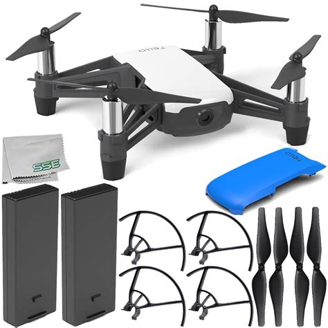 ryze tech tello quadcopter  blue snap  cover essential kit walmartcom
