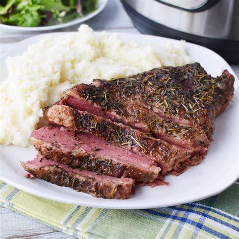 most amazing instant pot beef brisket tender and packed full of flavors