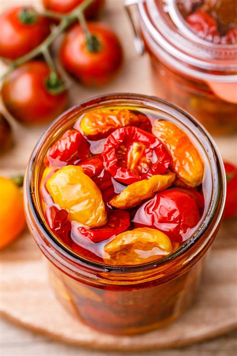 the most addictive oven sun dried tomatoes using cherry