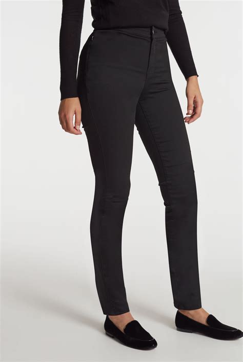 premium black smart trouser jean long tall sally
