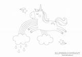 Arcobaleno Unicorno Attivita Twitterren Slumbersac Divertire Tuoi sketch template