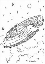 Coloring Pages Star Wars Kids Printable Federation Cruiser Trade Cartoon Visit Printables sketch template