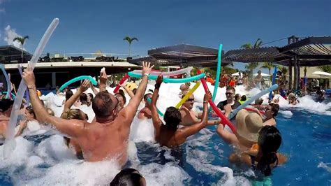 Foam Pool Party Royalton Riviera Cancun Mexico