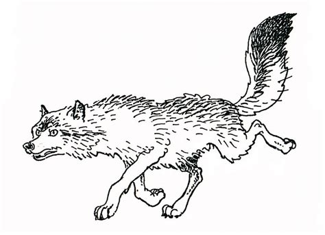 wolves coloring pages