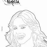 Violetta Coloring Pages Disney Hellokids sketch template