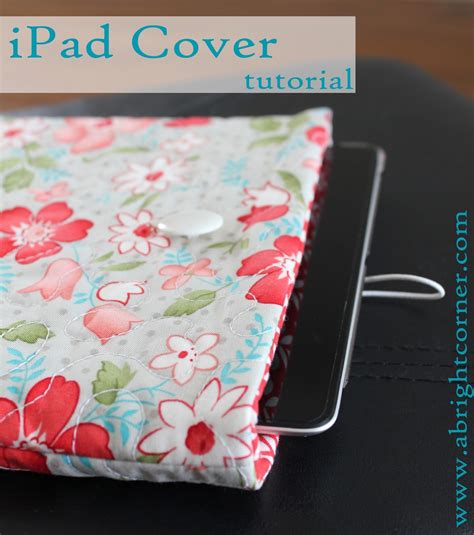 fabric mill ipad cover tutorial