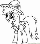 Daring Do Coloring Pages Pony Little Mlp Friendship Magic Coloringpages101 Color Printable Getcolorings sketch template