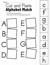 Alphabet Worksheets Cut Match Matching Paste Letter Preschool Kindergarten Activities Kids Alphabets Pdf Coloring Pages Worksheet Letters Learning School Abc sketch template