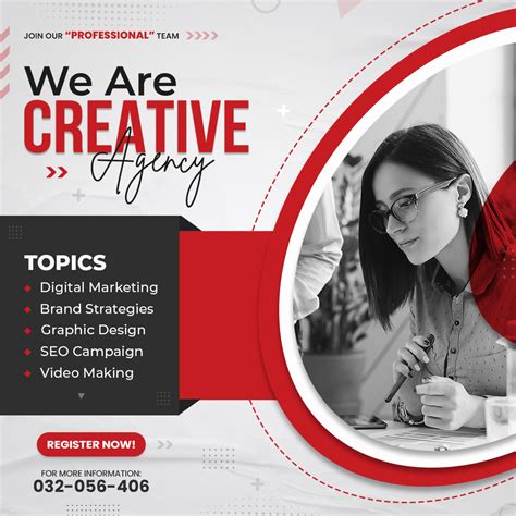 creative agency  corporate business social media post banner