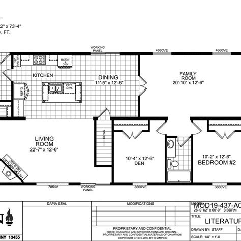 champion homes single wide floor plans