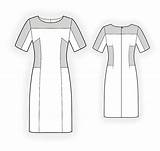 Sewing Dress Choose Board Pattern sketch template