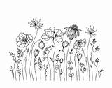 Machine Wildflowers sketch template