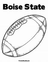 Boise Broncos Colouring sketch template
