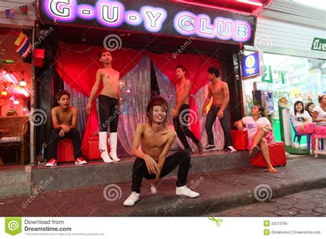 gay club on walking street in pattaya editorial image image 22573785