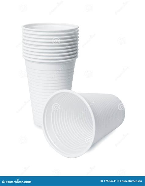 plastic cup stock image image  white objects background