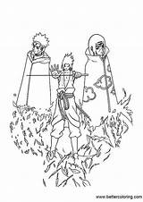 Sasuke Itachi Naruto Coloring Pages Kids Printable Gaara Adults Drawing Last Anime Choose Board sketch template