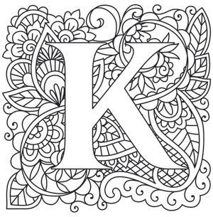 fancy letter  coloring pages askworksheet