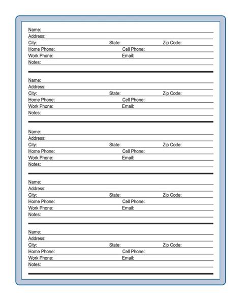 printable address book pages paper printables pinterest