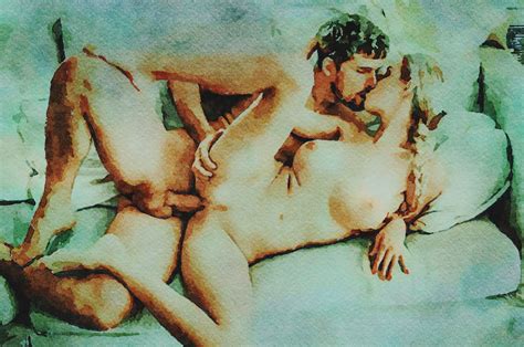 Erotic Digital Watercolor 15 Porn Pictures Xxx Photos Sex Images