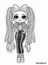 Lol Omg Coloring Pages High Doll Dolls Ausmalbilder Surprise Puppen Kostenlos Drawing sketch template