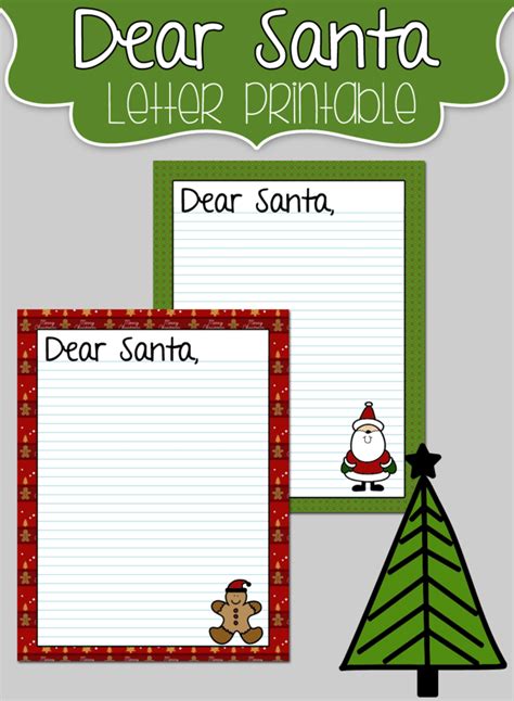 dear santa letter printables surviving  teachers salary