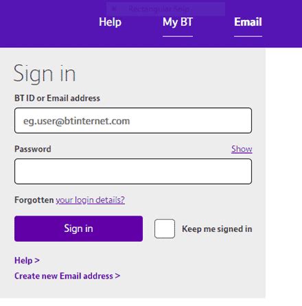 bt internet email settings  guide