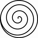Svg Swirl Spiral Icon sketch template