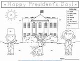 Color Number Presidents President Tpt sketch template
