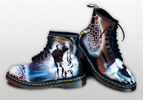 custom dr martens sandals airwair  boots  par flickr
