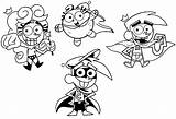 Wanda Fairly Cosmo Magicos Padrinos Coloriage Fantagenitori Poof Due Colorir Magiques Mes Timmy Parrains Padrinhos Colorat Oddparents Obey Parrain Mágicos sketch template