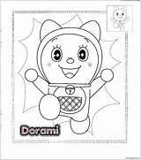 Dorami Pages Coloring Doraemon Kids sketch template