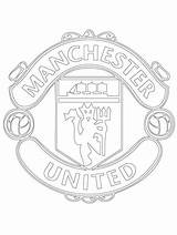 Manchester United Coloring Pages Soccer Logo Logos Football Colouring Club Kids Chelsea Printable Color Print Maatjes Real Europe Madrid Clubs sketch template