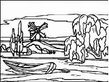 Landschaften Ausmalbilder Malvorlagen Landschappen Malvorlage Windmuehle Colorare Boot Paysages Paesaggi Coloriages Lanskap Mewarnai Animasi Animierte Kolorowanka Krajobraz Bergerak Animaatjes Gify sketch template