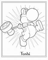Yoshi Mario Coloring Pages Printable Color Print Colour Luigi Super Jimbo Drawings Scarface Getdrawings sketch template