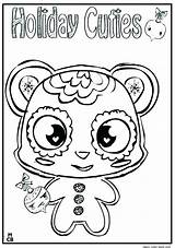 Pet Shop Pages Littlest Coloring Cuties Getcolorings Little sketch template