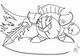 Kirby Coloring Knight Meta Pages Printable Colouring Stellaluna Drawing Print Kids Eighties Matt Lines Color Clipart Deviantart Designlooter Getdrawings Category sketch template