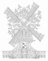 Coloring Pages Windmill Sheets Relax Book Dutch Colouring Timeline Board Adult Printable Template Books Embroidery Choose sketch template