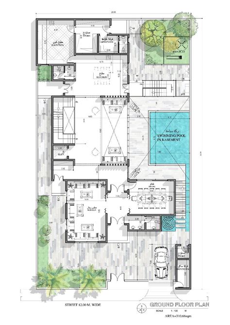 architectural plane villa design villa plan house layout plans