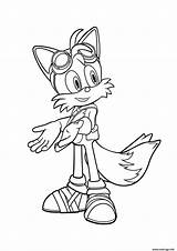 Tails Sonic Boom Coloring Goo Coloriages Hedgehog Dessins Impressionnant Selbermachen Fois Imprimé Gratuit Animes Tele sketch template