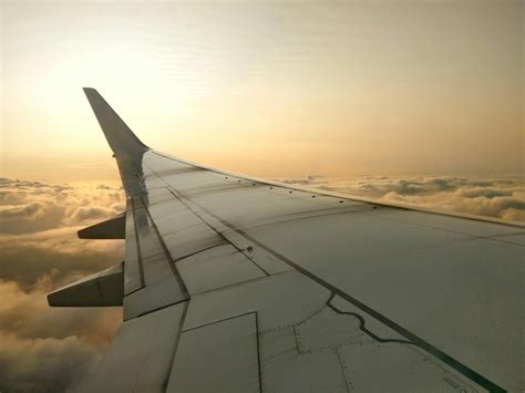 stock photo  aeroplane aircraft aircraft wing