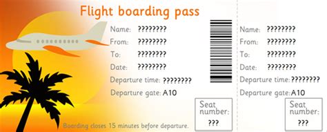 editable airline ticket template   freemium templates