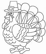 Coloring Pages Funny Thanksgiving Popular sketch template