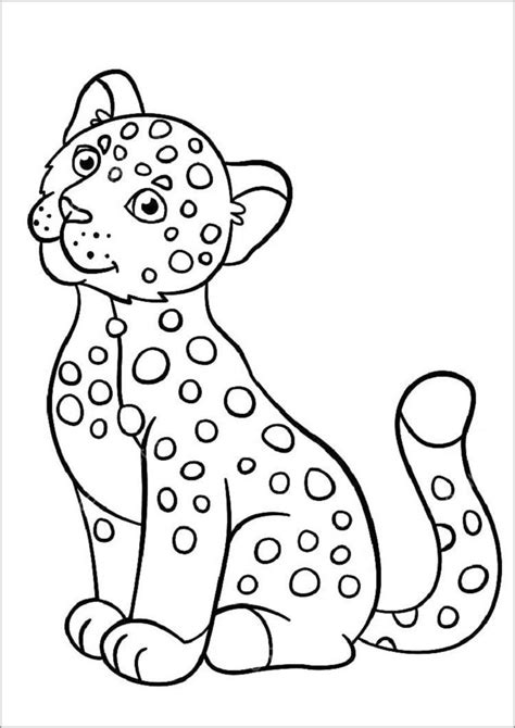 jaguar coloring pages coloringbay