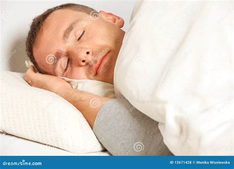 sleeping man royalty  stock  image