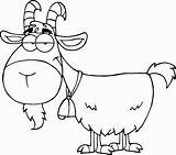 Coloring Goat Pages Cute Kids Popular sketch template