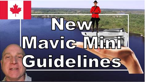 mavic mini  mini  guidelines  canada   drone rules youtube